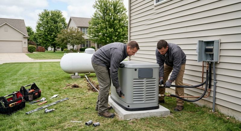Gas Generator Installation in Roswell, GA